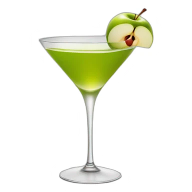 The best apple Martini cocktail  sticker