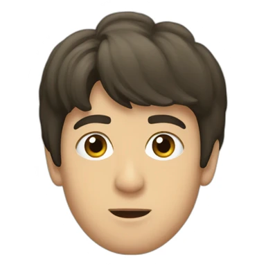 Young Paul McCartney sticker