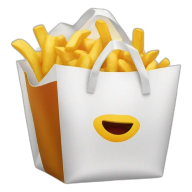 Mc donalds bag sticker