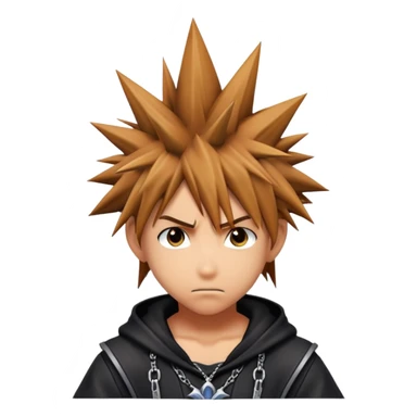 Sora from Kingdom Hearts sticker