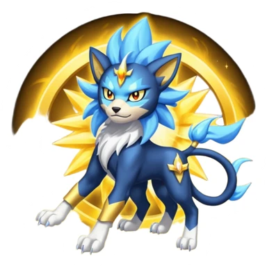 Luxray-Solgaleo-fusion sticker