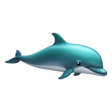 queen dolphin emoji sticker
