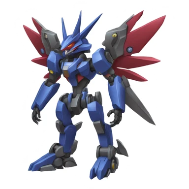 Bisharp-Zoroark-medabot-Mecha full body sticker