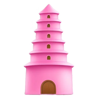 montessori pink tower sticker
