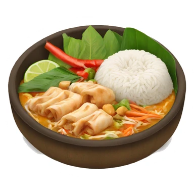 Thai food sticker