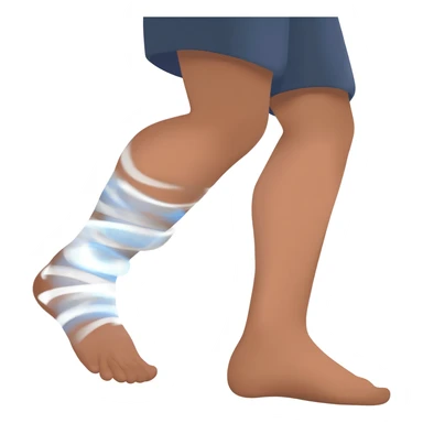 hurt twisted ankle sticker