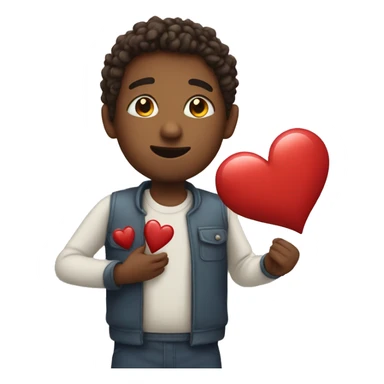 Giving someone my heart sticker