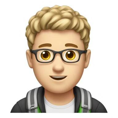 Make a fat middle school boy ￼ sticker