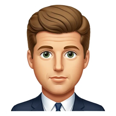 JFK Jr. (looking very distinguished and handsome) sticker