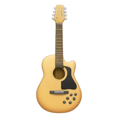 A guitar with 3 hands  sticker