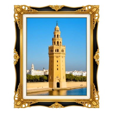 Torre del Oro tower Seville sticker