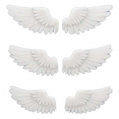 Wings both side sticker