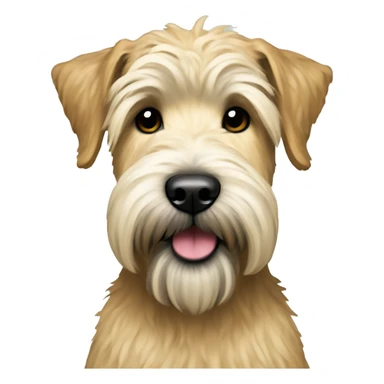 Wheaten terrier christmas sticker