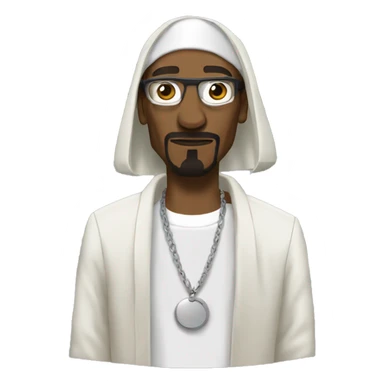 snoop dogg in a hokage uniform sticker