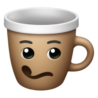 Coffee cup dancing and looks like it’s on drugs sticker