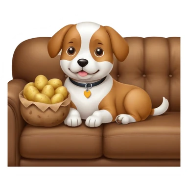 🐶🥔🛋️ sticker