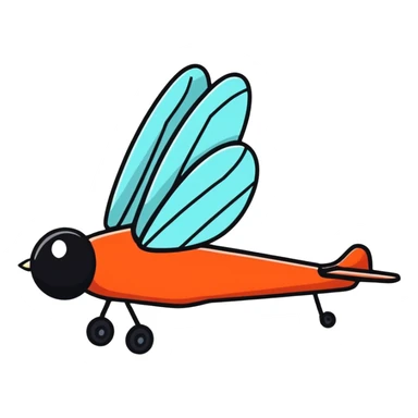 Fly sticker