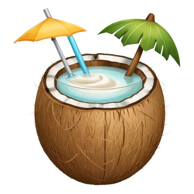 conut drink summer vibe sticker