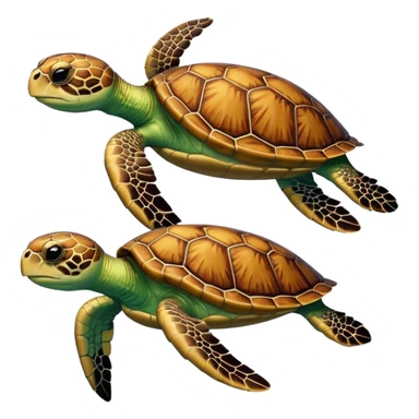 Sea turtles sticker