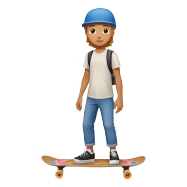 Skater + board, Park Visitors. sticker