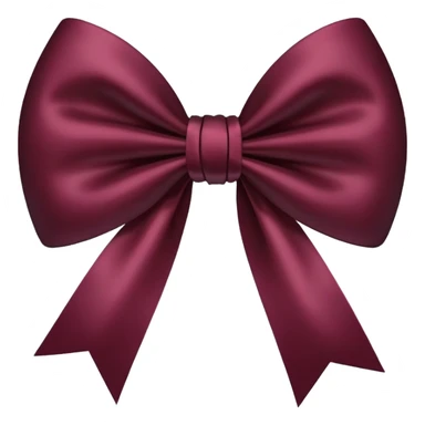 black heart with burgundy bow sticker