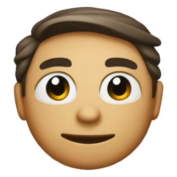 Make an emoji icon with "AO" word included in the middle sticker