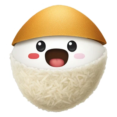 Onigiri locked up sticker