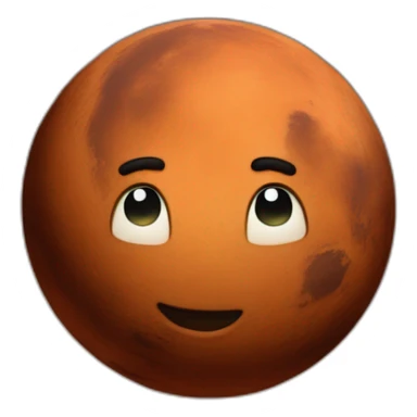 mars on earth sticker