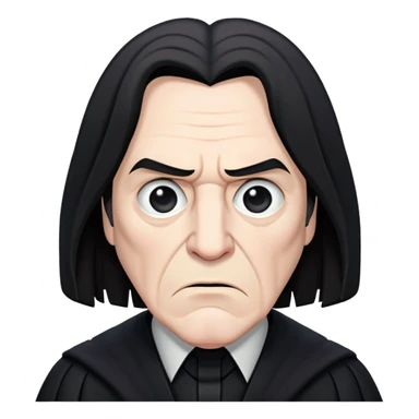 Professor Snape with angry disappointed face sticker