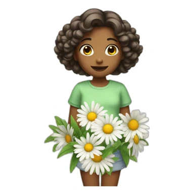 daisy-girl sticker
