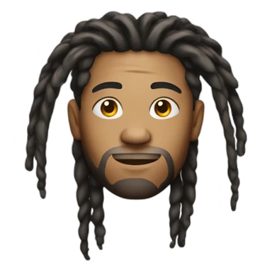 Guy with dreads on top and the sides is a fade sticker
