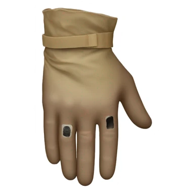 wounded ww1 soldier bandaged hand sticker