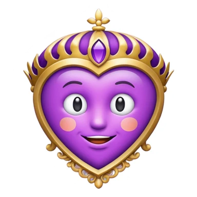 make me emoji purple reminiscent of the name Hünkar sticker