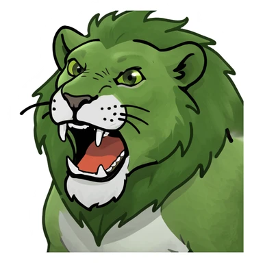 roaring lion sticker
