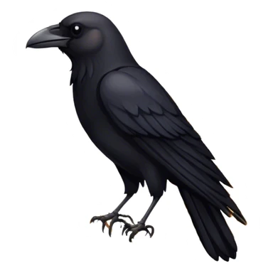 crow emblem with weat sticker