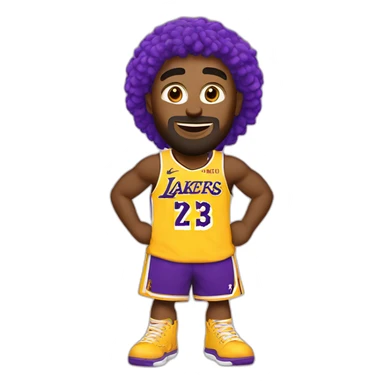 Reach for the Lakers wide eyed raver sticker