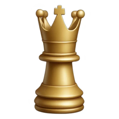 king chess piece sticker