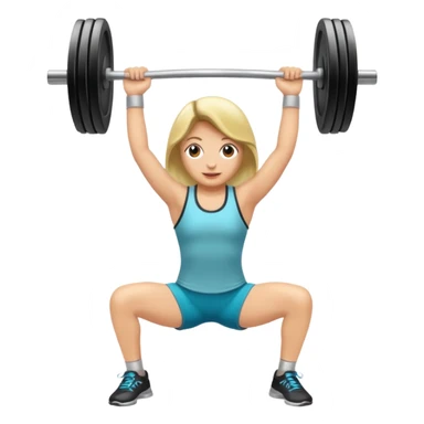 Pesa de gimnasio vista desde el ángulo derecho  sticker