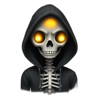 black-hoodie-skeleton-glowing-eye sticker
