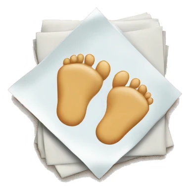 Feet on table sticker