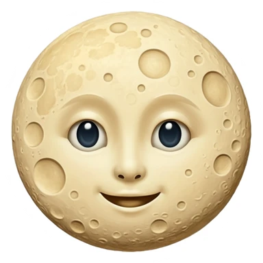 Vintage Moon sticker