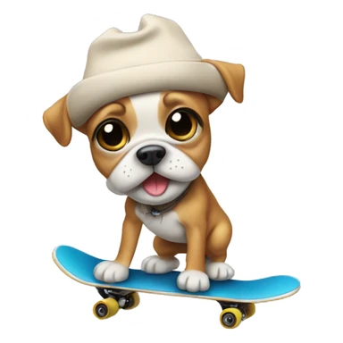 Frenchy with skate sticker