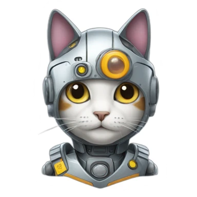 robot_postman_cat sticker