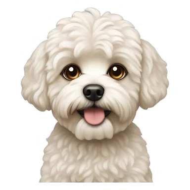 maltipoo dog sticker