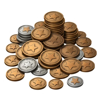 Old Coins sticker