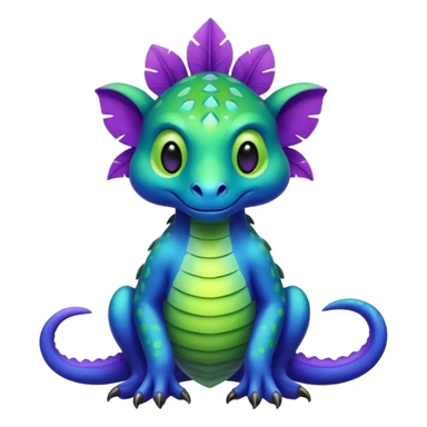  exotic tropical cyber-Litten-Linoone-Noibat-Fakémon-Pokémon-Vernid-creature sticker