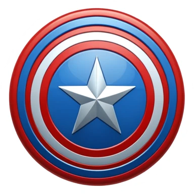 hazme un emojis del escudo del capitán América sticker