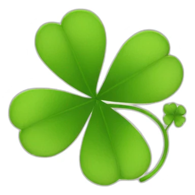 flower of clover sticker