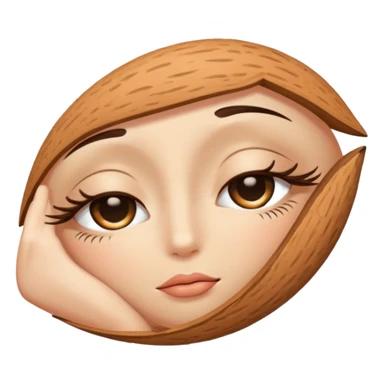 👁️ give me a version of the eye emoji at the begining of this prompt, but the eye is closed

 sticker