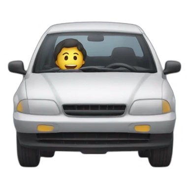 persona lavando el coche  sticker